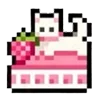 🌸 Эмодзи «🌸 Strawberry - пиксельные розовые эмодзи» для Telegram