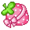 🌸 Эмодзи «🌸 Strawberry - пиксельные розовые эмодзи» для Telegram