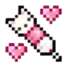 🌸 Эмодзи «🌸 Strawberry - пиксельные розовые эмодзи» для Telegram