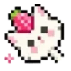 🌸 Эмодзи «🌸 Strawberry - пиксельные розовые эмодзи» для Telegram
