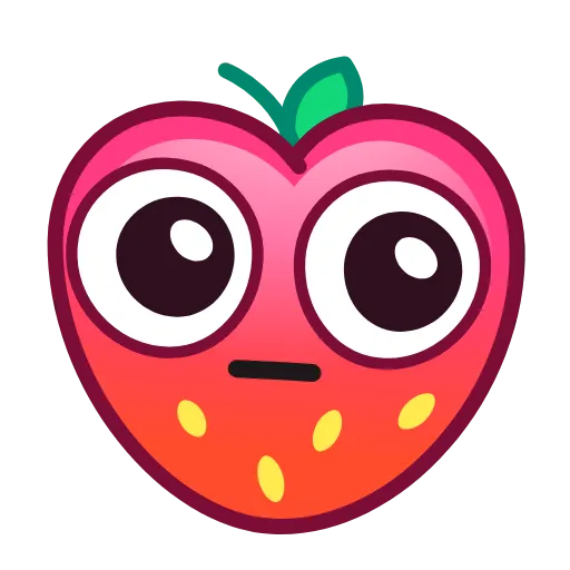 ⛔️ Эмодзи «Strawberry Emoji» для Telegram