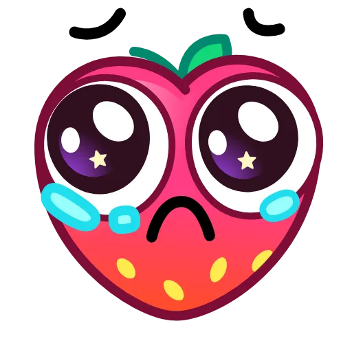 🥺 Эмодзи «Strawberry Emoji» для Telegram