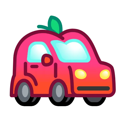 🚗 Эмодзи «Strawberry Emoji» для Telegram