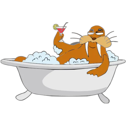 🍸 Эмодзи «Клубника и Морж» для Telegram
