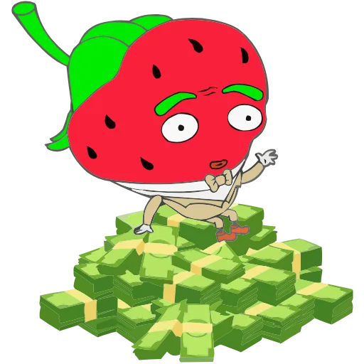 🤑 Эмодзи «Клубника и Морж» для Telegram