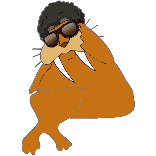 😎 Эмодзи «Клубника и Морж» для Telegram
