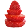 🌟 Эмодзи «🌟 Strawberry - клубничный десерт» для Telegram