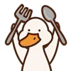 🍴 Эмодзи «Duck» для Telegram
