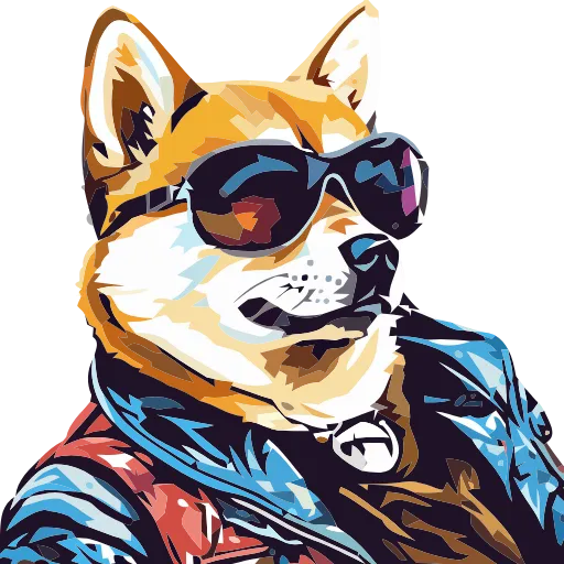 🐕 Эмодзи «() Stylish Shiba» для Telegram