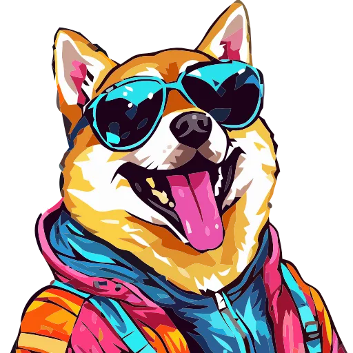 🐕 Эмодзи «() Stylish Shiba» для Telegram