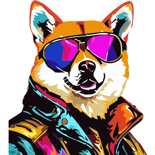 🐕 Эмодзи «() Stylish Shiba» для Telegram