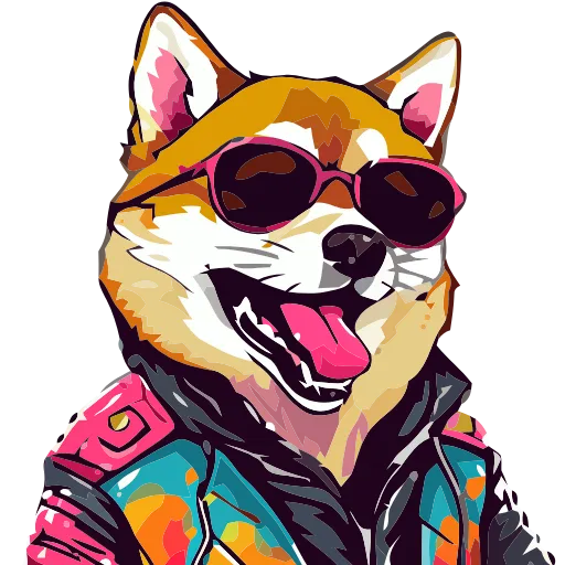🐕 Эмодзи «() Stylish Shiba» для Telegram