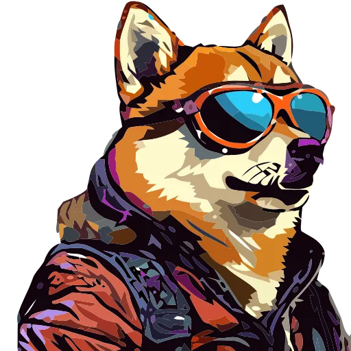 🐕 Эмодзи «() Stylish Shiba» для Telegram