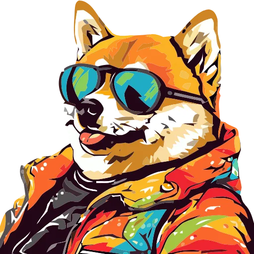 🐕 Эмодзи «() Stylish Shiba» для Telegram
