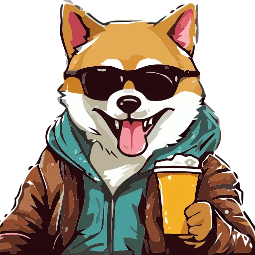 🐕 Эмодзи «() Stylish Shiba» для Telegram