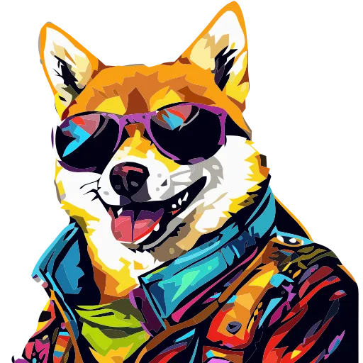 🐕 Эмодзи «() Stylish Shiba» для Telegram