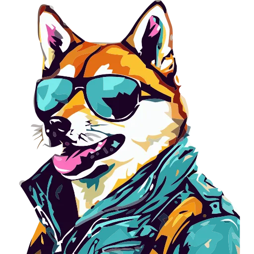 🐕 Эмодзи «() Stylish Shiba» для Telegram