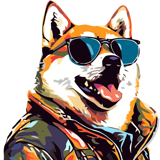 🐕 Эмодзи «() Stylish Shiba» для Telegram
