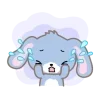 😭 Эмодзи «🩷 Набор эмоджи по аниме «Sugarbunnies»» для Telegram