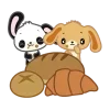 🥯 Эмодзи «🩷 Набор эмоджи по аниме «Sugarbunnies»» для Telegram