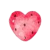 🍉 Эмодзи «Розовые прописные буквы» для Telegram