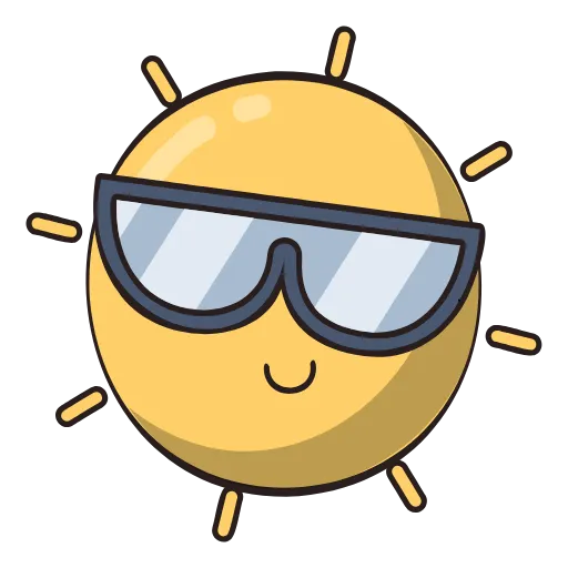 Эмодзи ☀ Summer - летние эмодзи для Telegram — скачать