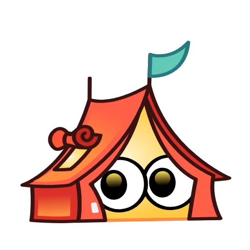 ⛺ Стикер «Summer Camp Emoji» для Telegram