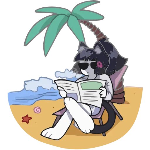 🏖 Эмодзи «Набор эмоджи с летней Зизи из ВК в качестве» для Telegram
