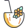 🍷 Эмодзи «Summer Vacation» для Telegram