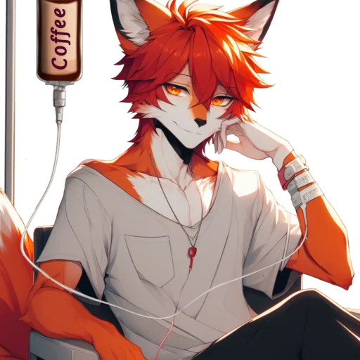 ☕ Стикер «Summer fox 21» для Telegram
