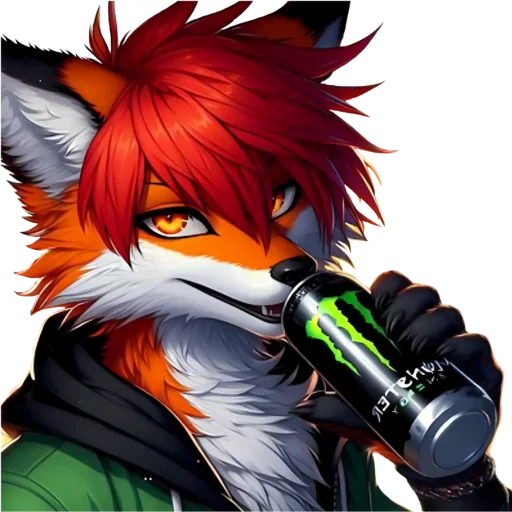 🔋 Стикер «Summer fox 21» для Telegram