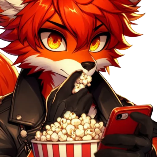 🍿 Стикер «Summer fox 21» для Telegram