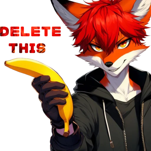 🍌 Стикер «Summer fox 21» для Telegram