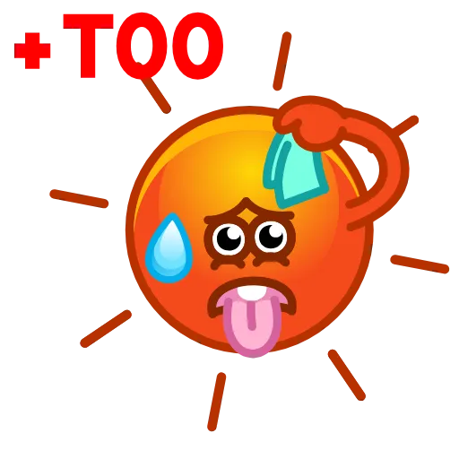 🥵 Эмодзи «😎 Солнышко и Облачко» для Telegram