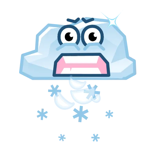 🥶 Эмодзи «😎 Солнышко и Облачко» для Telegram