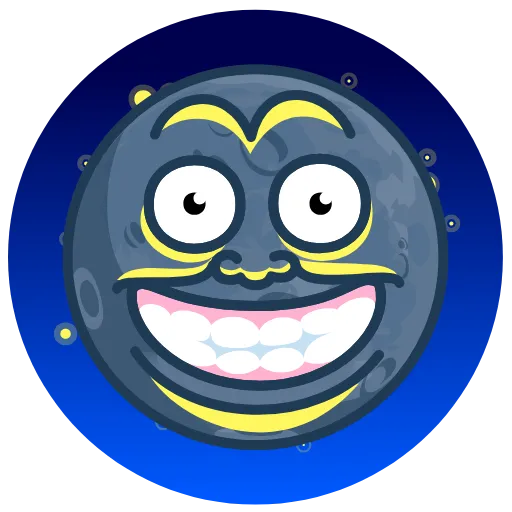 🌚 Эмодзи «😎 Солнышко и Облачко» для Telegram