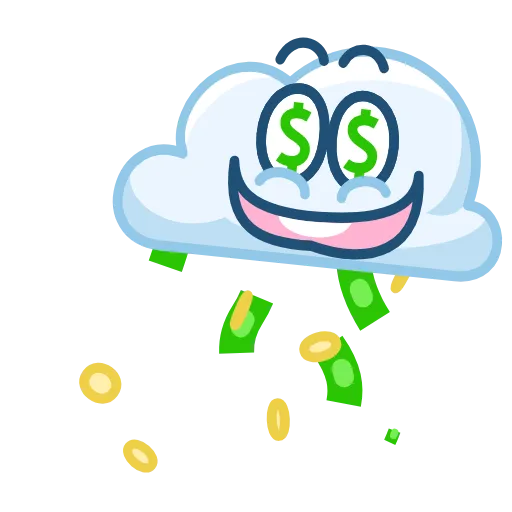 💰 Эмодзи «😎 Солнышко и Облачко» для Telegram