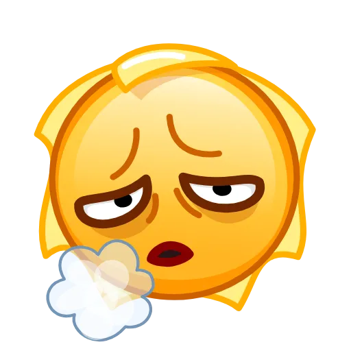 😮‍💨 Эмодзи «Sun Emoji» для Telegram