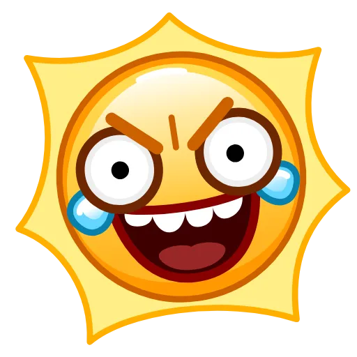 🤣 Эмодзи «Sun Emoji» для Telegram
