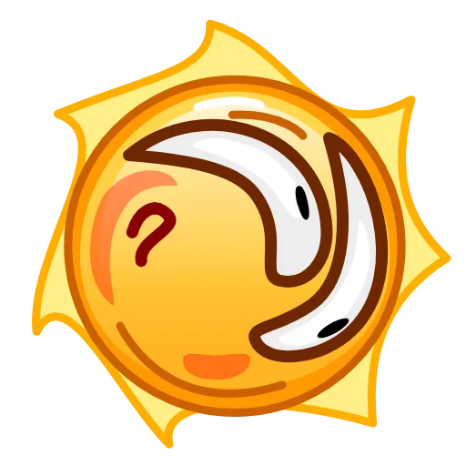😵‍💫 Эмодзи «Sun Emoji» для Telegram