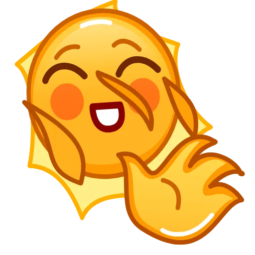 👋 Эмодзи «Sun Emoji» для Telegram