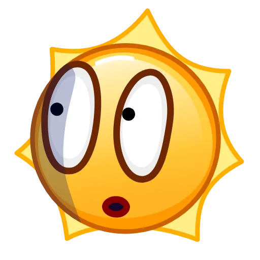 🌘 Эмодзи «Sun Emoji» для Telegram