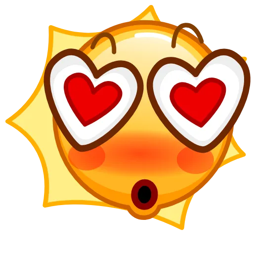 😍 Эмодзи «Sun Emoji» для Telegram