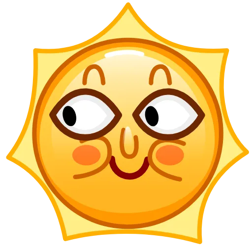 🌞 Эмодзи «Sun Emoji» для Telegram