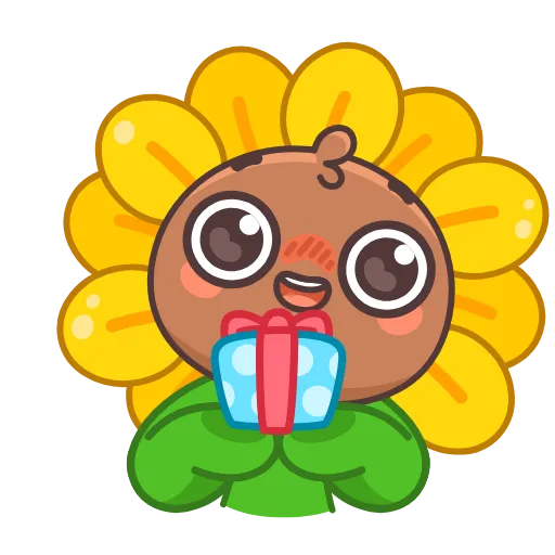 🎁 Эмодзи «Подсолнух» для Telegram