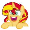 😄 Эмодзи «Sunset» для Telegram
