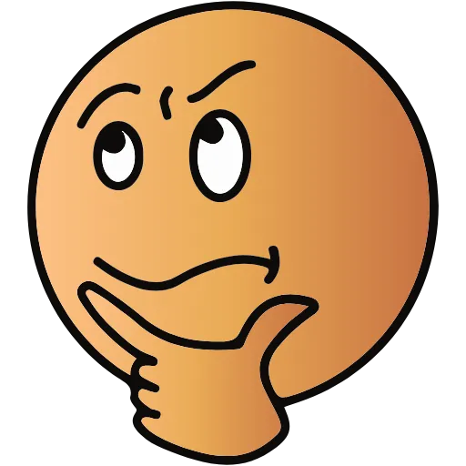 🤔 Эмодзи «#emoji #game #static #vector» для Telegram