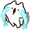 😭 Эмодзи «Super Cat ≽ܫ≼» для Telegram