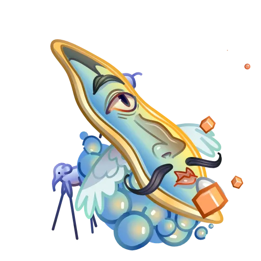 🎁 Эмодзи «Surge Board - эмодзи из новых тг подарков с доской для сёрфа» для Telegram