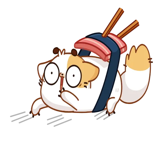 😱 Стикер «Sushi Cat» для Telegram